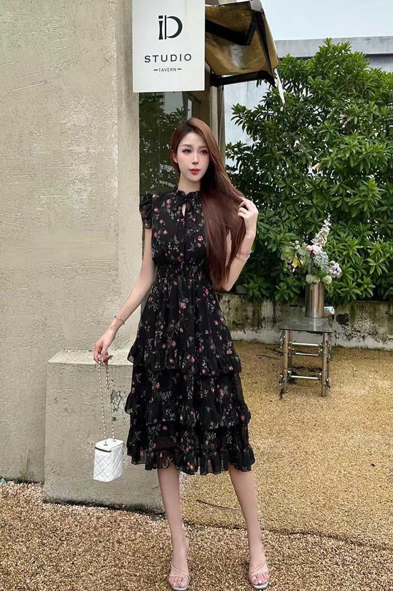 Women's Floral Jumpsuit Skirt