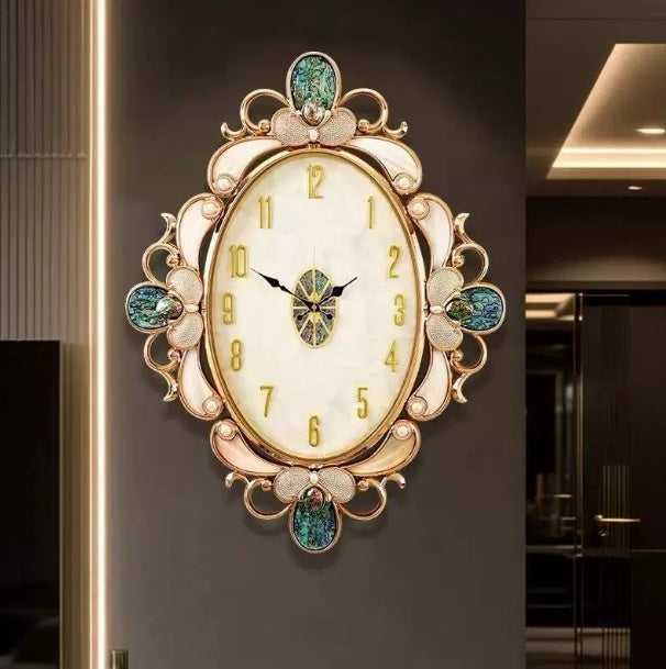 Shell-shaped Wall Clock Home Decor Clock Fashionable And Modern Timepiece