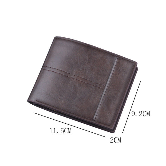 New Men's Short Clip Multifunctional Coin Purse