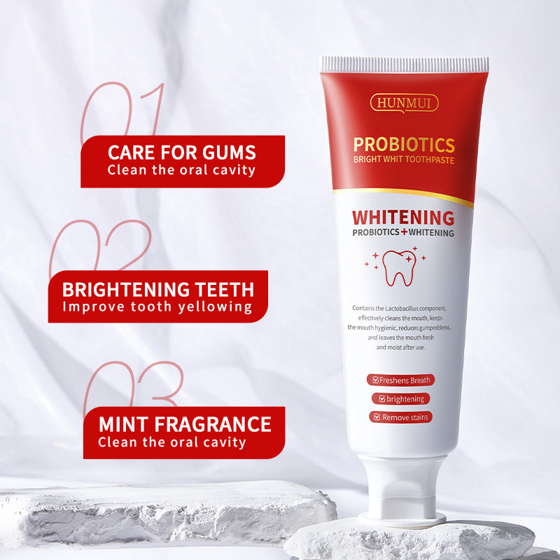 HUNMUI Probiotic Whitening Toothpaste 120g