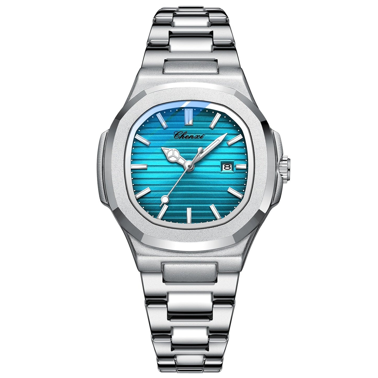 Chenxi Steel Watch Couple Luminous Waterproof Simple Fashion