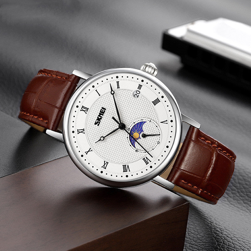 Men's Watch Quartz Watch Waterproof Belt