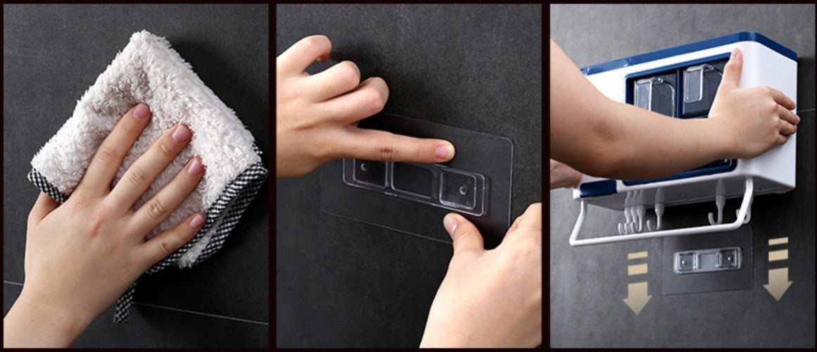 Punch-Free Kitchen Wall Shelf