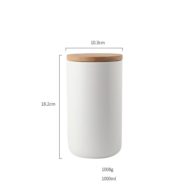 Ceramic Storage Jar with Lid