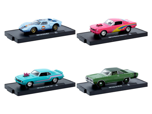 "Auto-Drivers" Set of 4 pieces in Blister Packs Release S07 Limited Edition to 7500 pieces Worldwide 1/64 Diecast Model Cars by M2 Machines