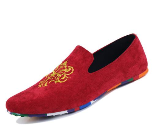 Embroidered Men's Shoes