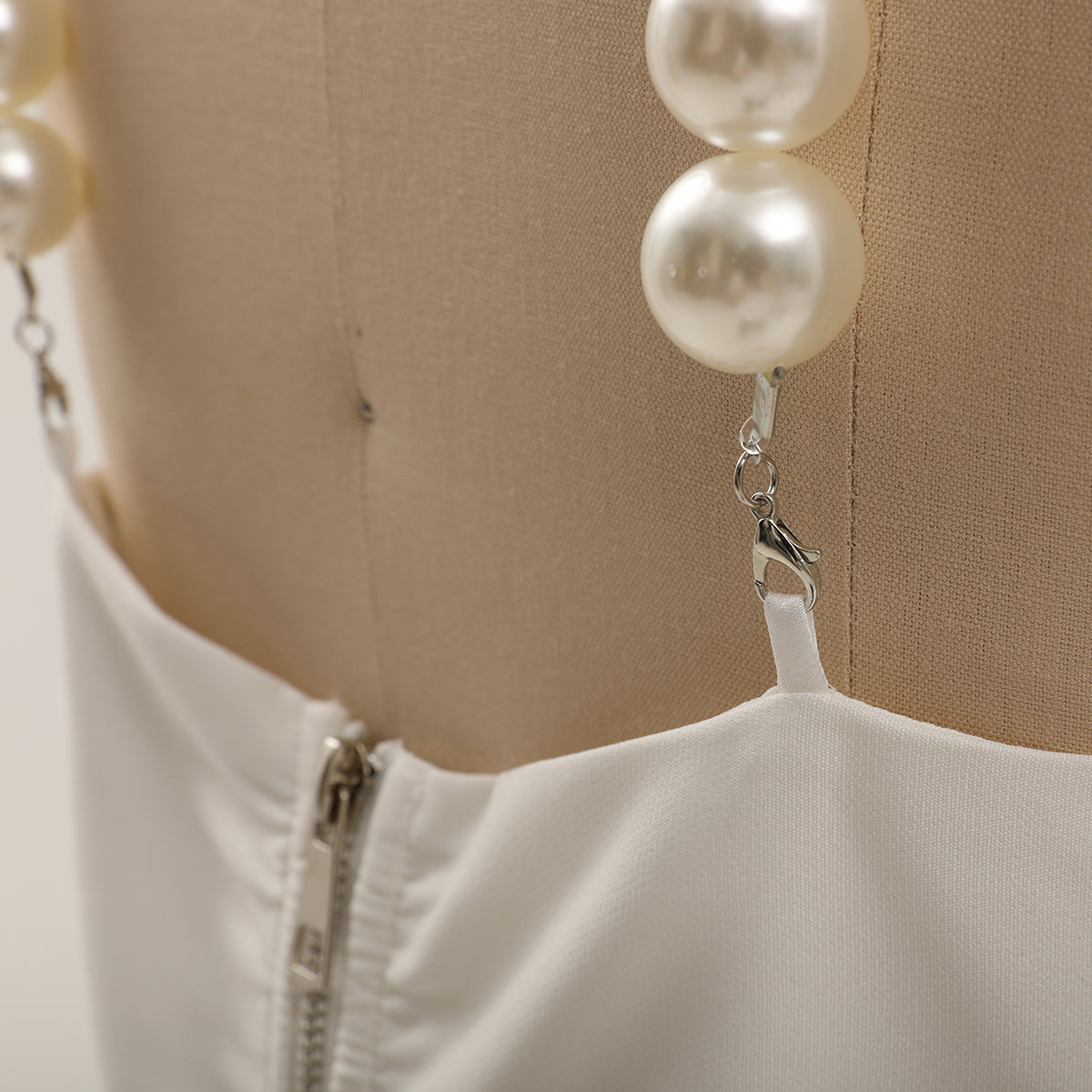 Elegant Pearl Short Vest