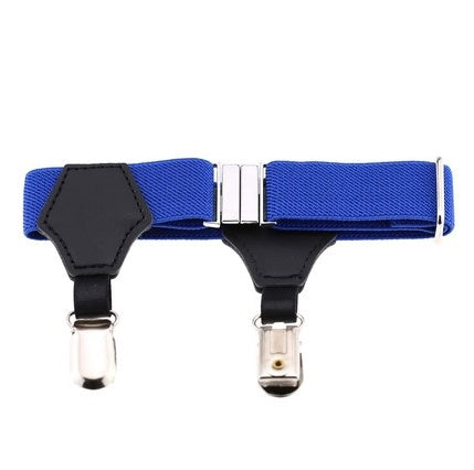 Popular high-end sexy tide men and women gentleman white-collar dress double head duckbill buckle hoist buckle garter socks