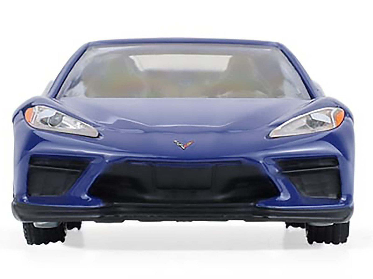 2021 Chevrolet Corvette Stingray Convertible Elkhart Lake Blue "GreenLight Muscle" Series 30 1/64 Diecast Model Car by Greenlight