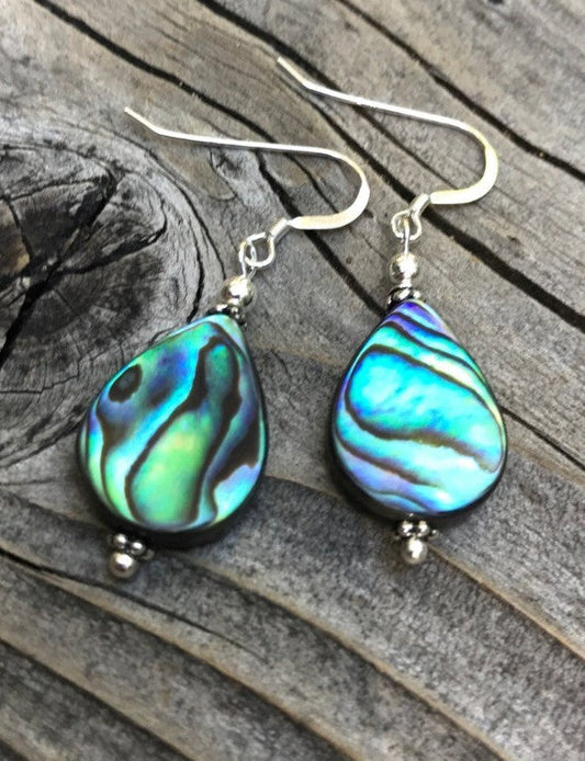 Female Fashion Creative Abalone Shell Water Drop Earrings