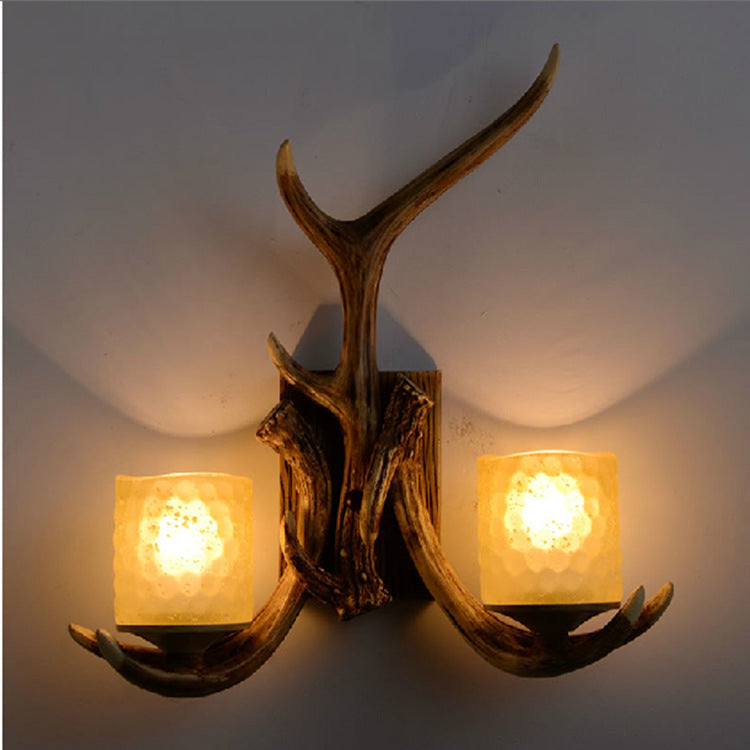 Antlers Creative Bedroom Bedside Aisle Wall Lamp