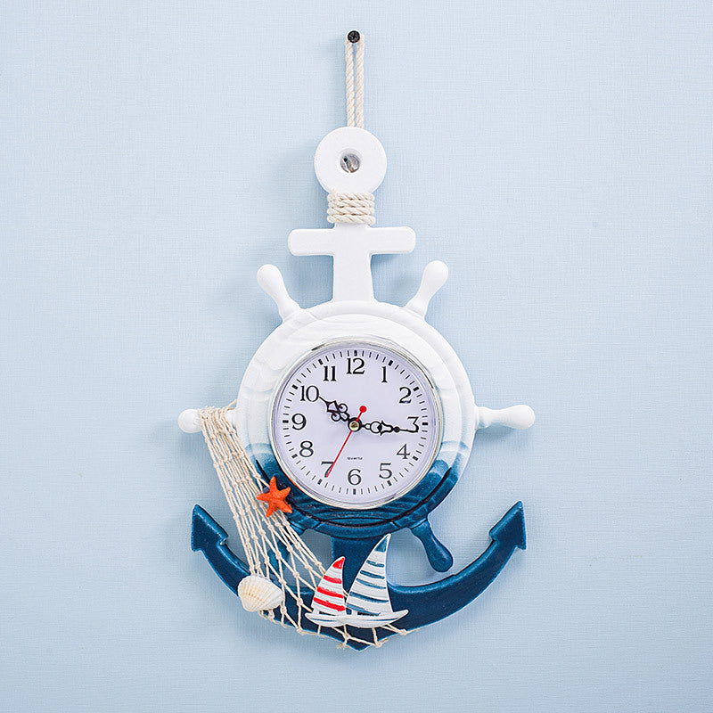 Anchor creative personality wall clock