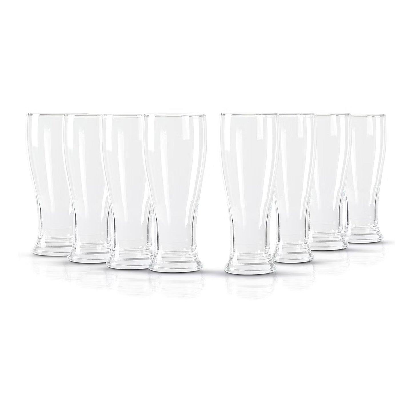 Gibson Home Callum 8 Piece 15.6 Ounce Tall Pub Glass Set in Clear