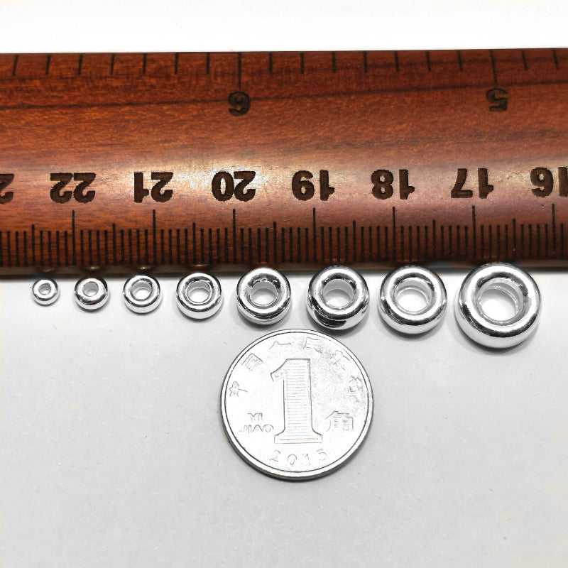 925 Sterling Silver Counter Spacer Beads Argent Pur Water Bubble Beads