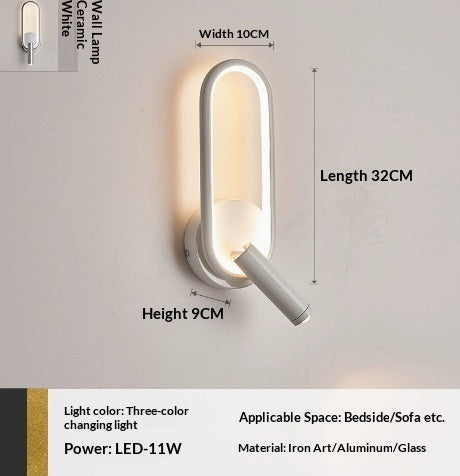Rotating Touch-Control Creative Wall Light For The Bedside