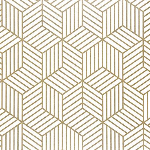 Hexagon Contact Paper Removable Peel and Stick Wallpaper Self Adhesive