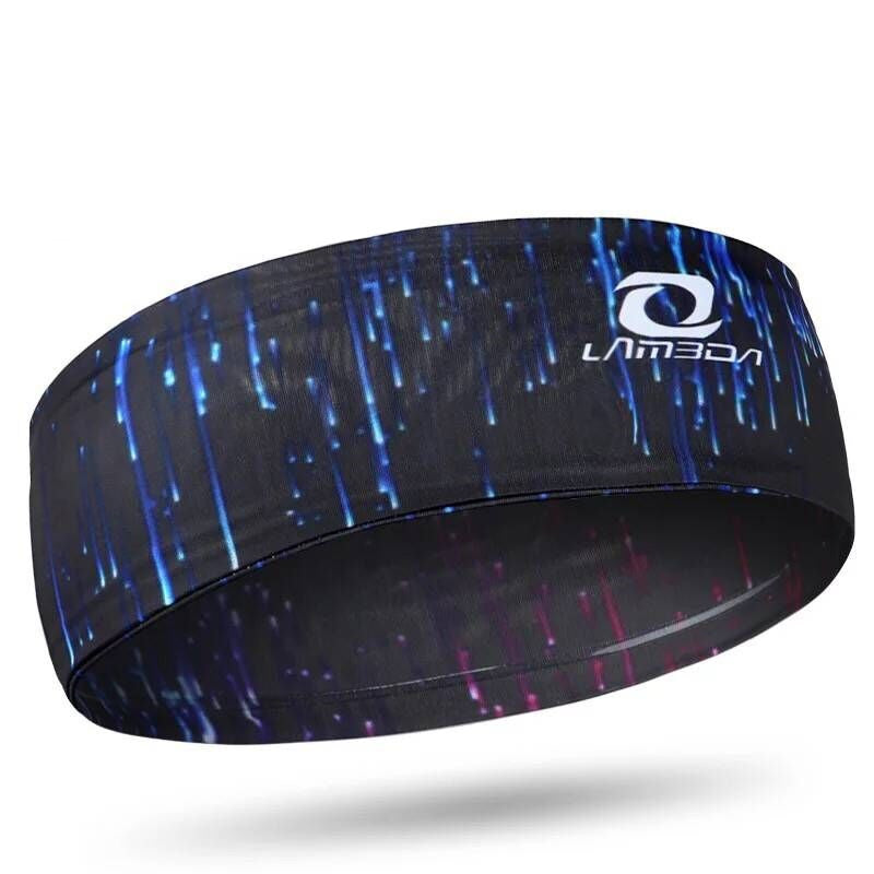Lampada Non-Slip Sports Headband Headband Headband Sweat-Absorbent Headband Men And Women Running Yoga Fitness Headband