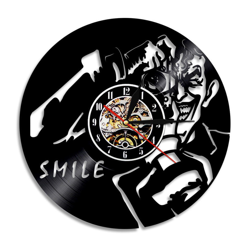 Classic Fashion Vinyl Clock Record Wall Clock Creative Retro Nostalgic Wall Clock