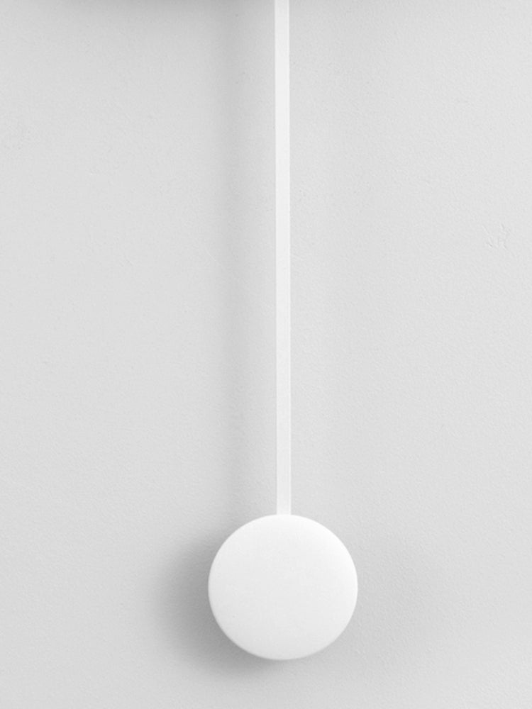 Nordic White Minimalist Clock Wall Clock Living Room Minimalist Creative Net Red Trend Wall Clock