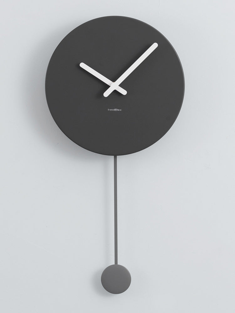 Nordic White Minimalist Clock Wall Clock Living Room Minimalist Creative Net Red Trend Wall Clock