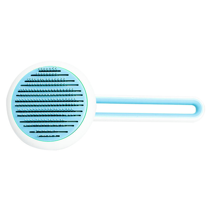 Pet Dog Cat Brush Grooming Tool Automatic Massage Comb Round Hair Brush For Cat Dog Pet Supplies