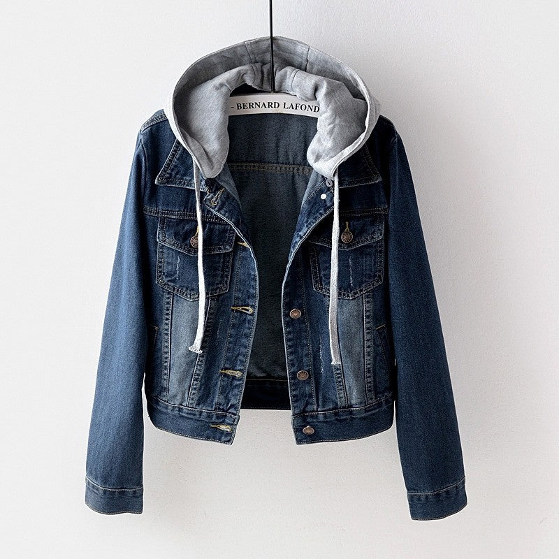 Season Xian Slim Hooded Casual Jacket