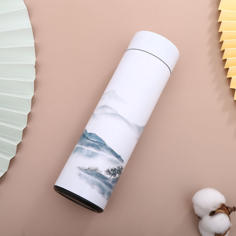 Intelligent Temperature Display Thermos Mug Jiangnan Chinese Style Mug