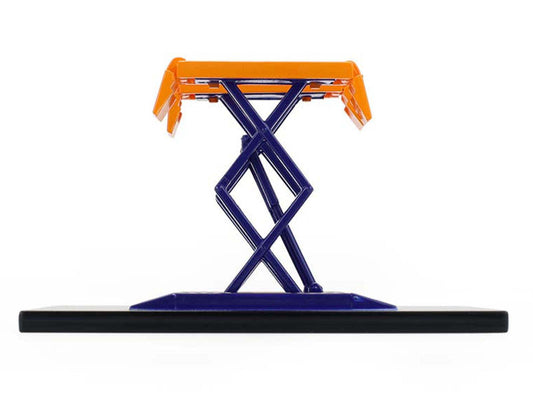 Automotive Double Scissor Lift "Union 76" Orange and Blue "Double Scissor Lifts" Series 2 1/64 Diecast Model by Greenlight