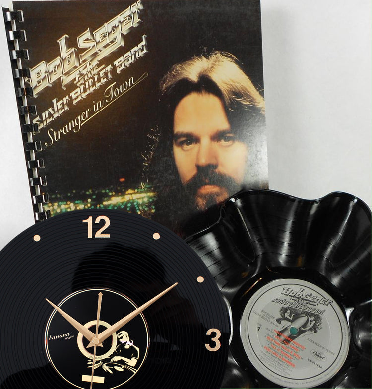 Golden Years Music Notes Retro Nostalgic 3D Stereo Vinyl CD Record Wall Clock