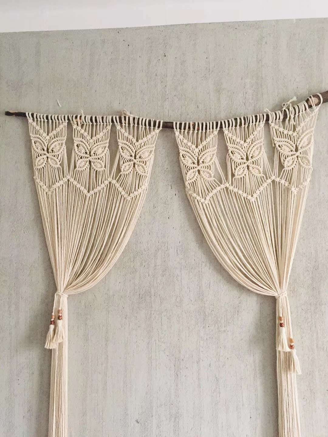 Hot-selling Door Curtain Tapestry Bohemian Style Handmade Cotton Woven