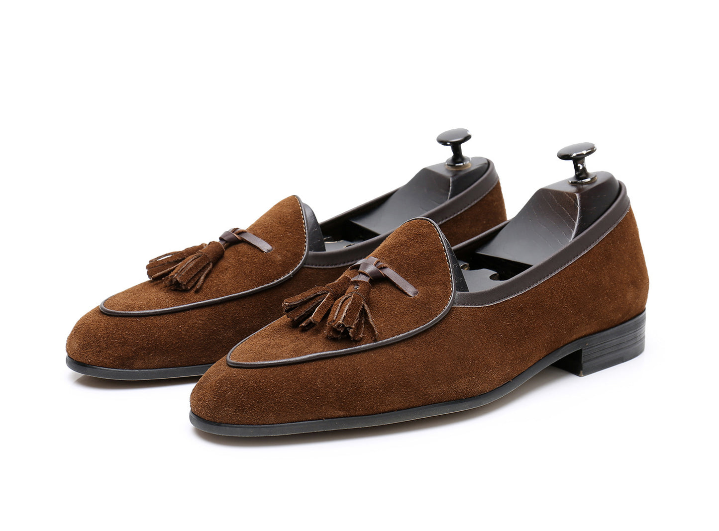 British-style Genuine Leather Business-casual Shoes For Men, Instagram-worthy Suede
