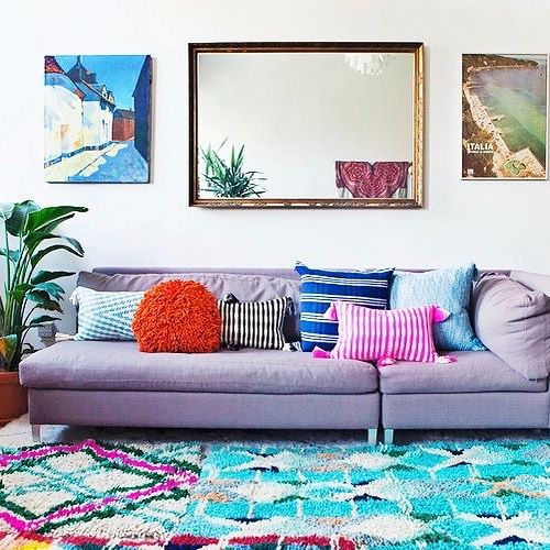 Made to order: Antigua Pillow - Ocean Tie Dye 20"x20"