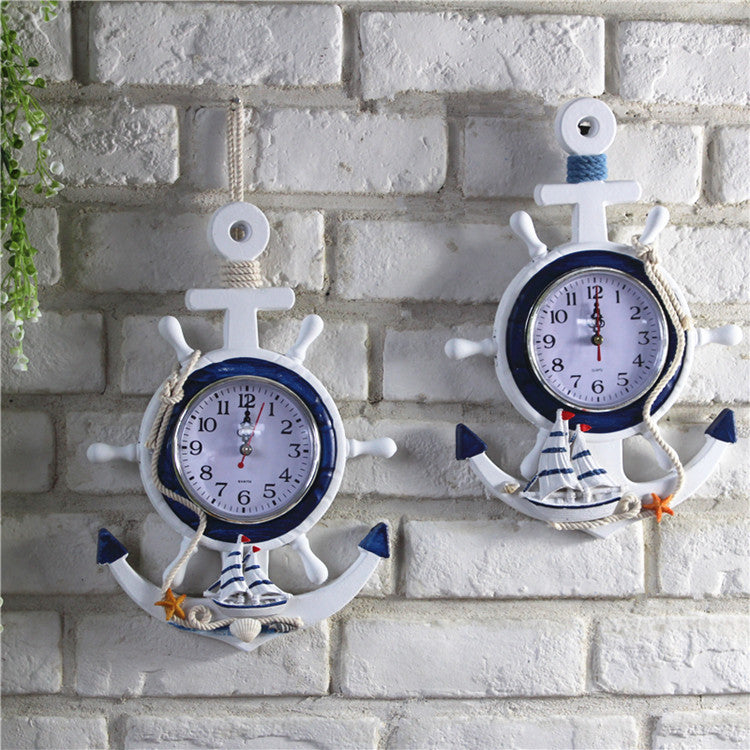 Anchor creative personality wall clock