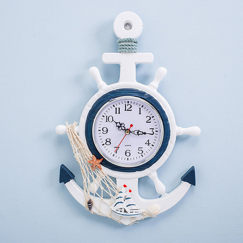 Anchor creative personality wall clock