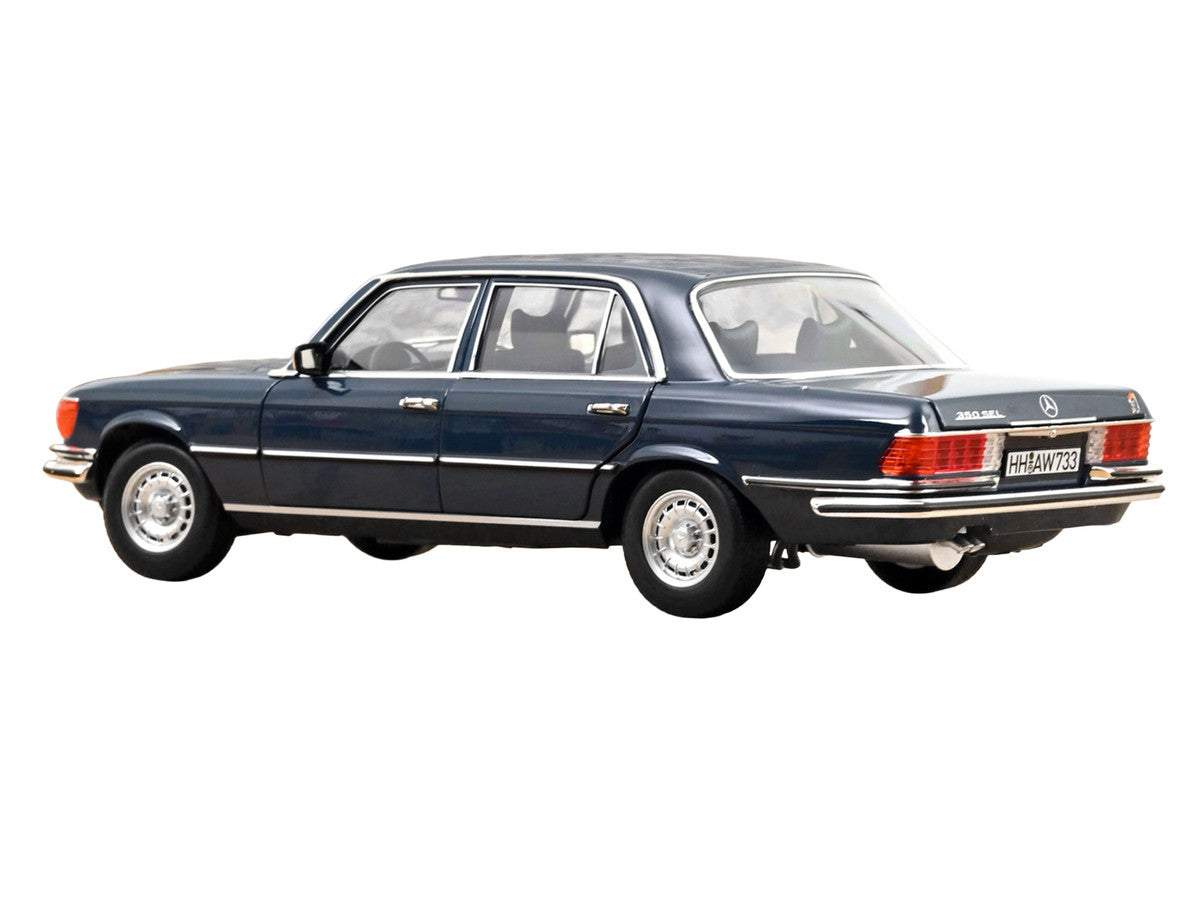 1979 Mercedes-Benz 350 SEL Hansa Blue 1/18 Diecast Model Car by Norev