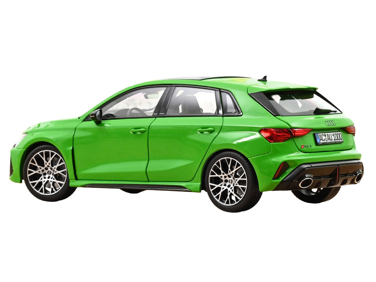 2025 Audi RS 3 Kyalami Green with Moonroof 1/18 Diecast Model Car by Norev