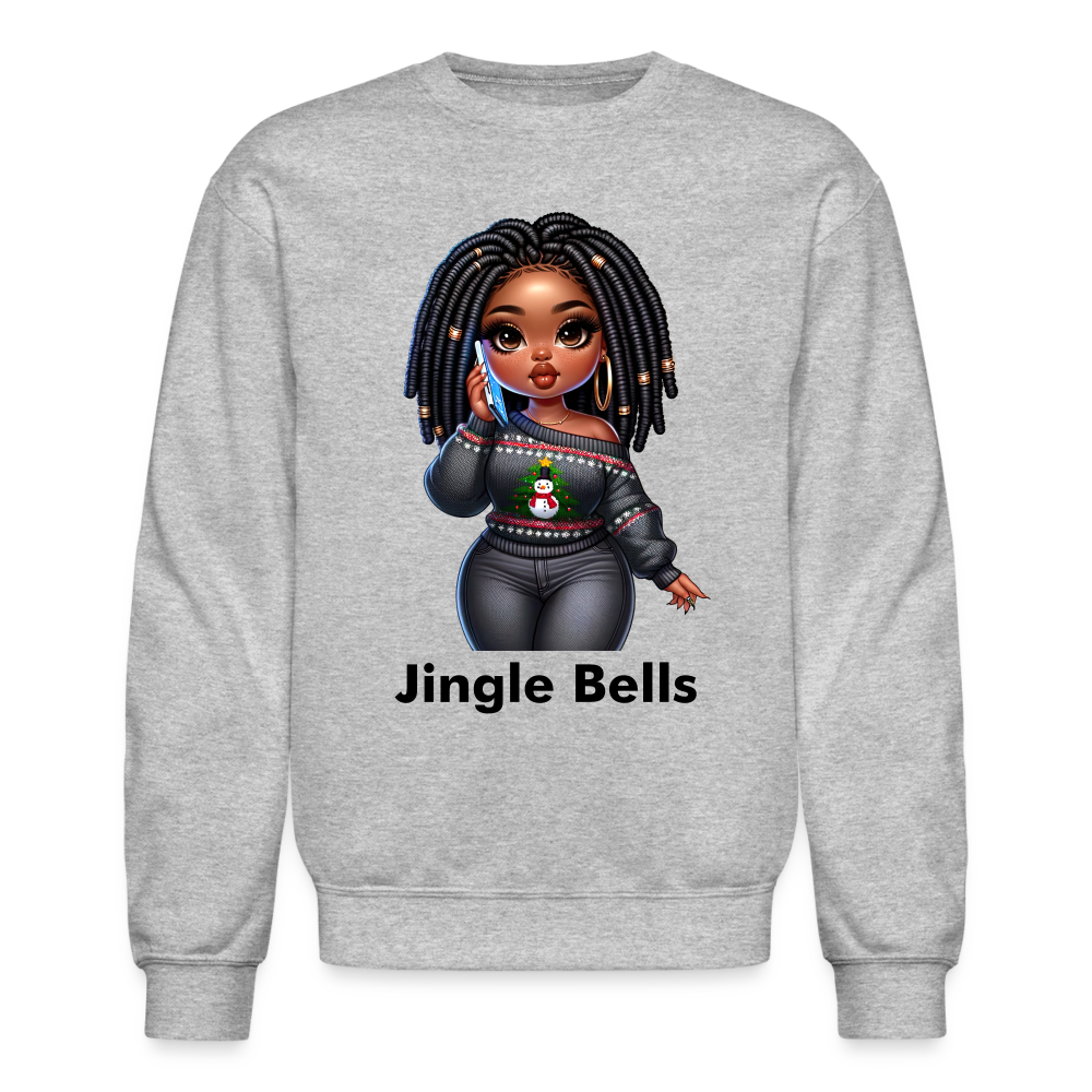 African American Women Jingle Bells Crewneck Christmas Sweatshirt