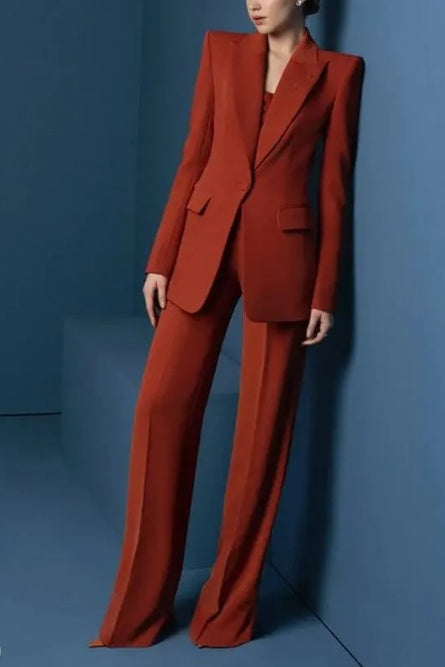 Structured - Outline Color - Block 2 - Piece Suit