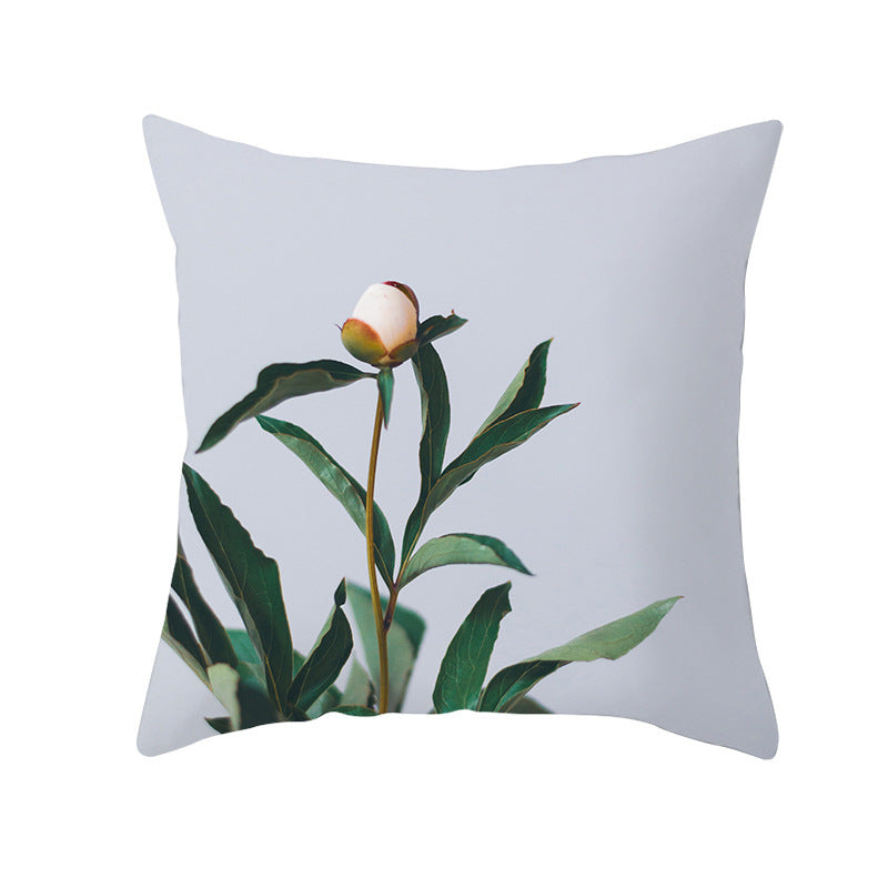Tropical Plants Pillowcase Decor