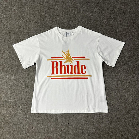 2024 Cotton Letter Printed Loose Couple T-Shirt