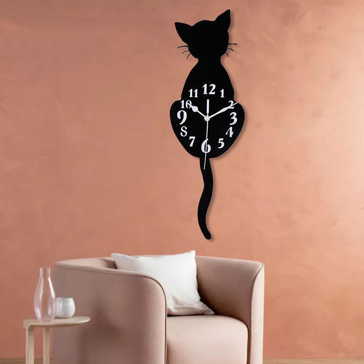Fashionable living room creative swing wall clock