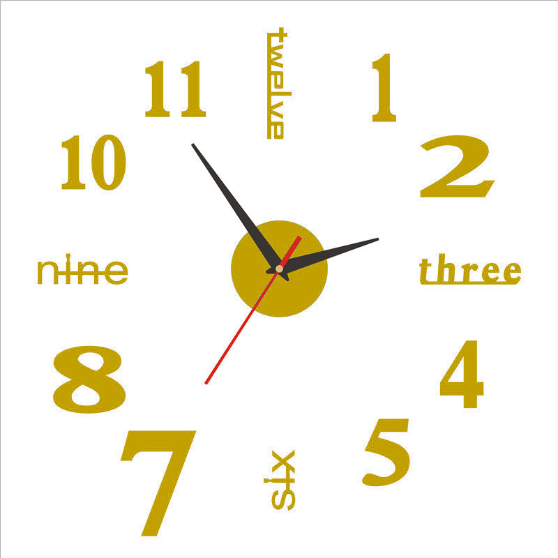 Creative wall mounted clock