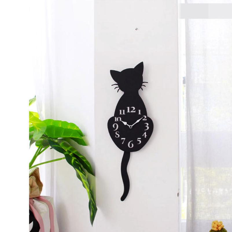 Fashionable living room creative swing wall clock