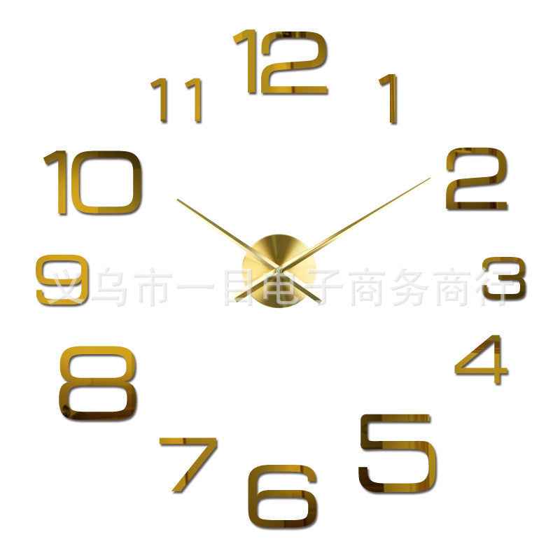 Creative Wall Sticker Decoration DIY Acrylic Clock