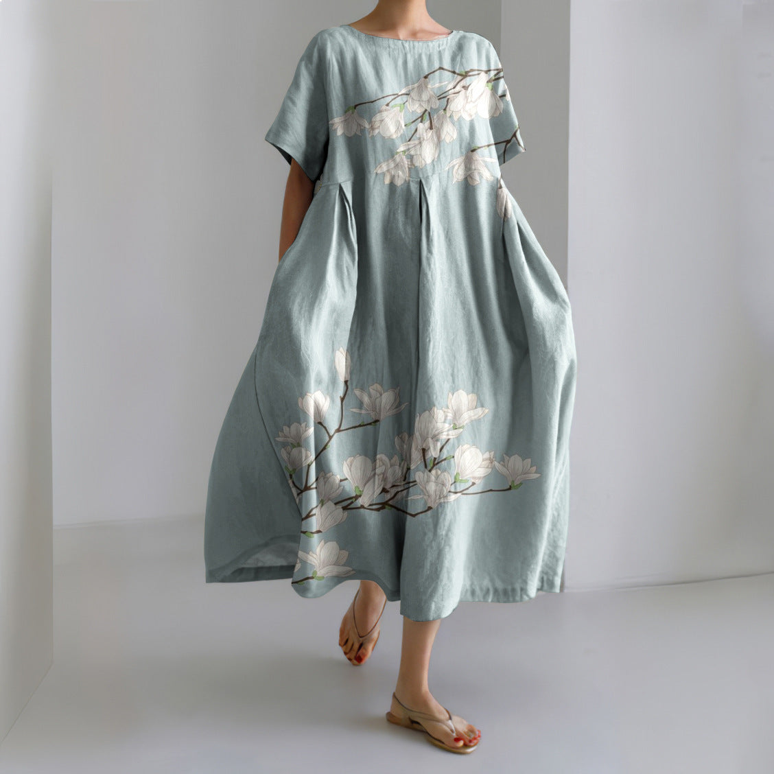 Fashion 3D Printing Plus Size Dress Women