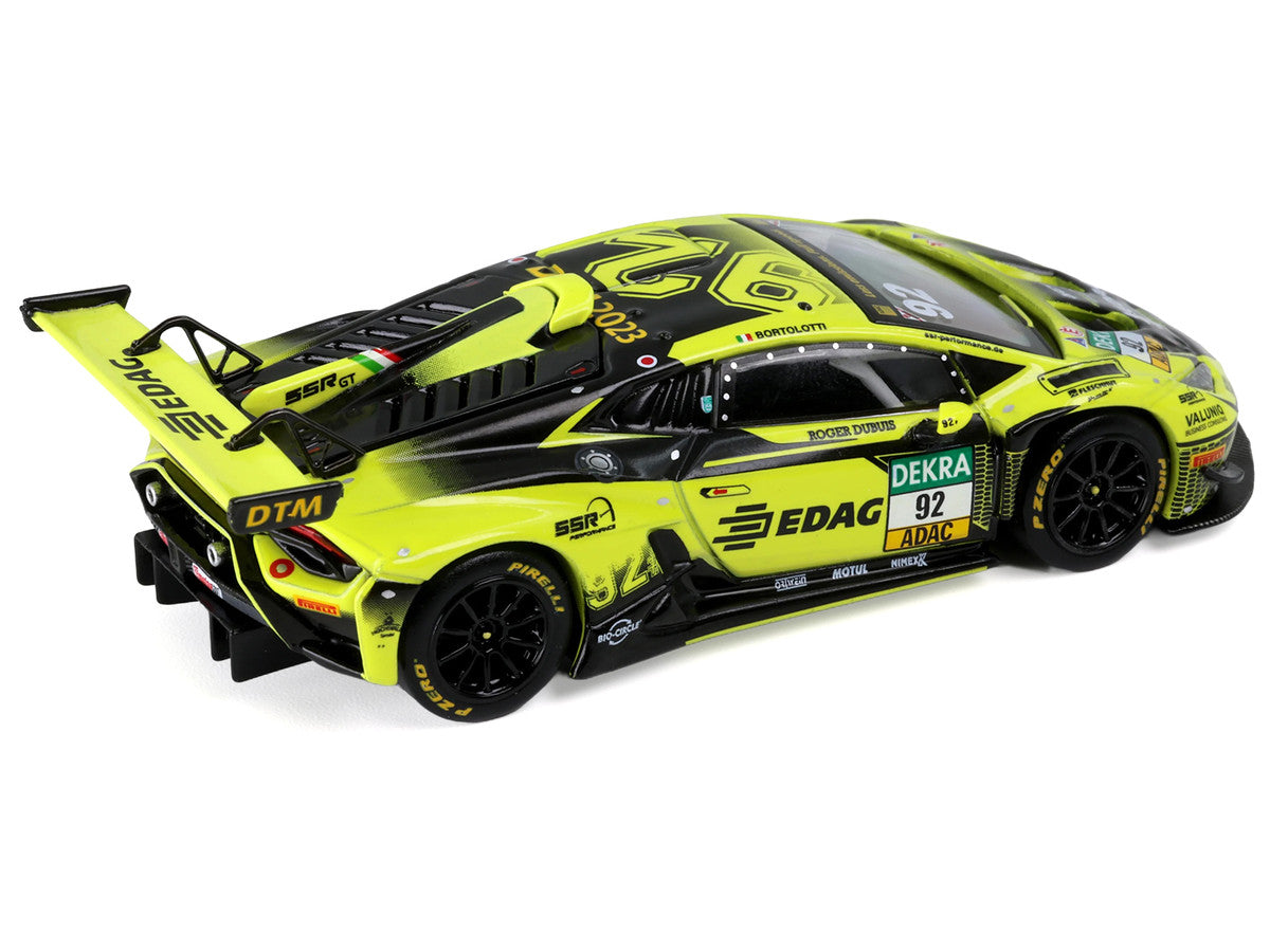 Lamborghini Huracan GT3 Evo 2 #92 Mirko Bortolotti "SSR Performance" "DTM" (2023) 1/64 Diecast Model Car by Trends Hobby