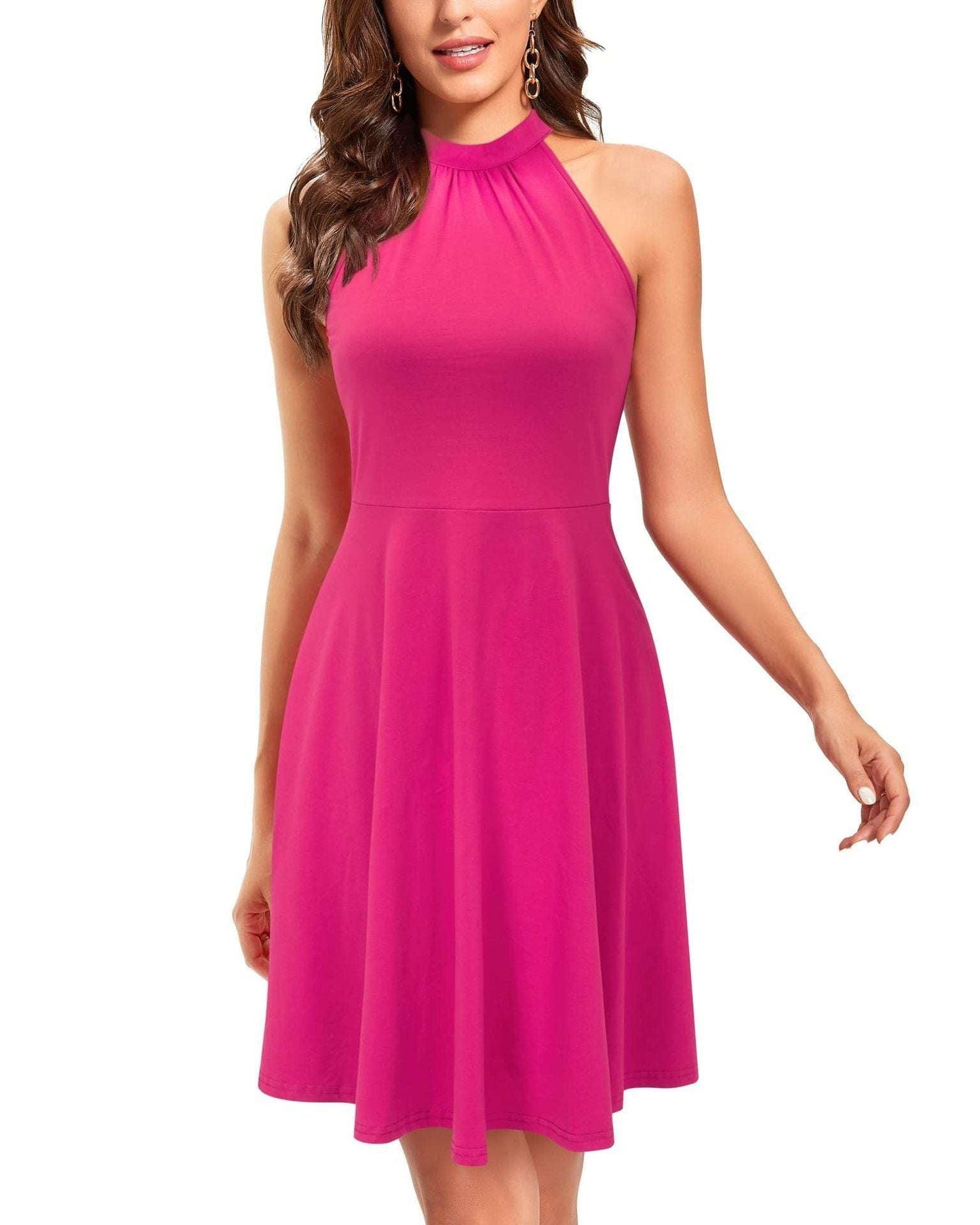 Dress Backless Floral Summer Women