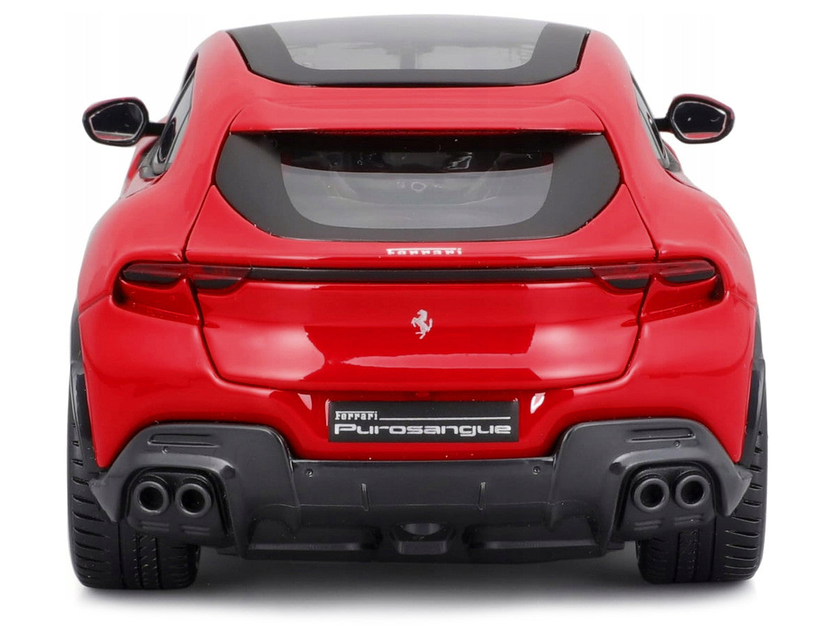 Ferrari Purosangue Red with Sunroof "Race + Play" Series 1/24 Diecast Model Car by Bburago