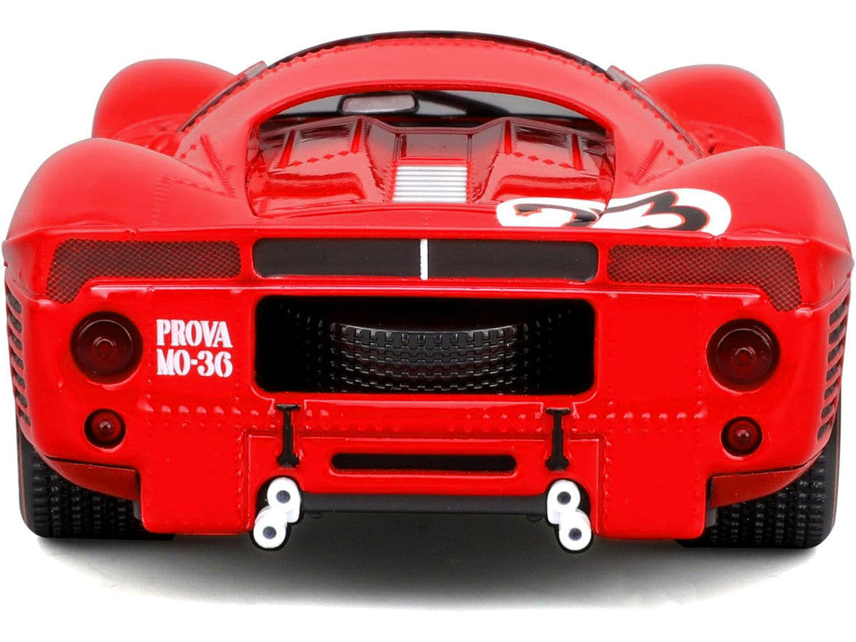 Ferrari 330 P4 #23 Lorenzo Bandini - Chris Amon "Ferrari S.P.A." Winner "24 Hours of Daytona" (1967) "Racing" Series 1/24 Diecast Model Car by Bburago
