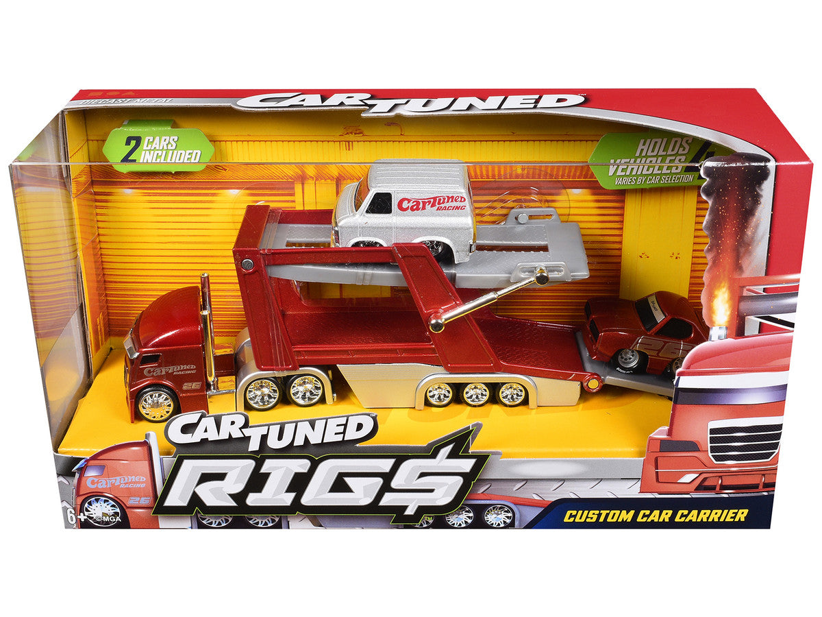 "Rigs Car Hauler" Series #2B Set of 3 pieces Diecast Model Cars by CarTuned